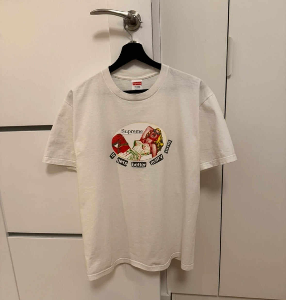 Supreme It Gets Better Every Time tee