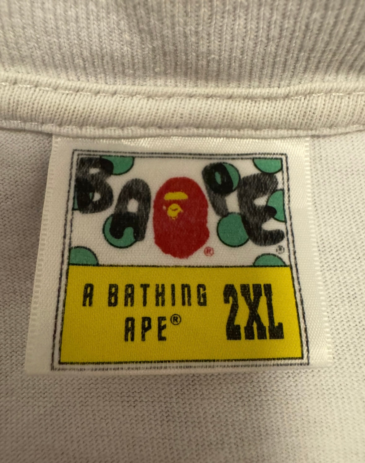 Bape Big Head Galaxy tee