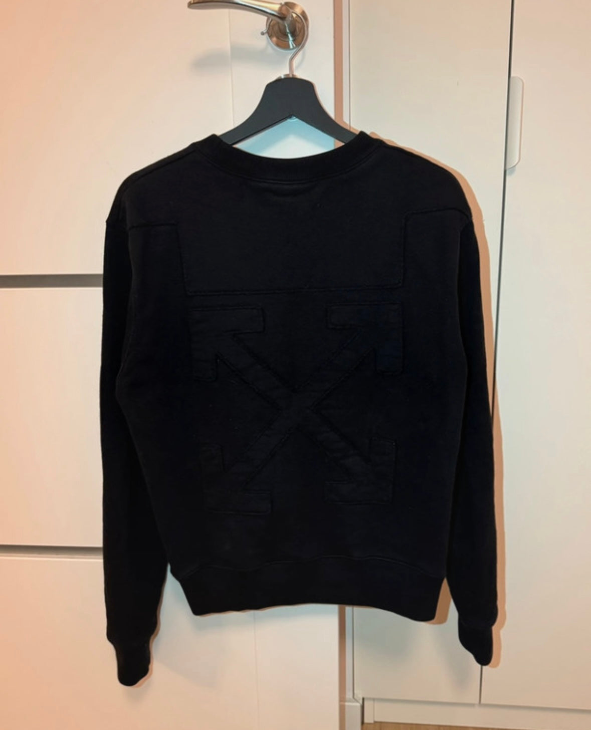 Off-White Diagonal Cutout Arrows crewneck
