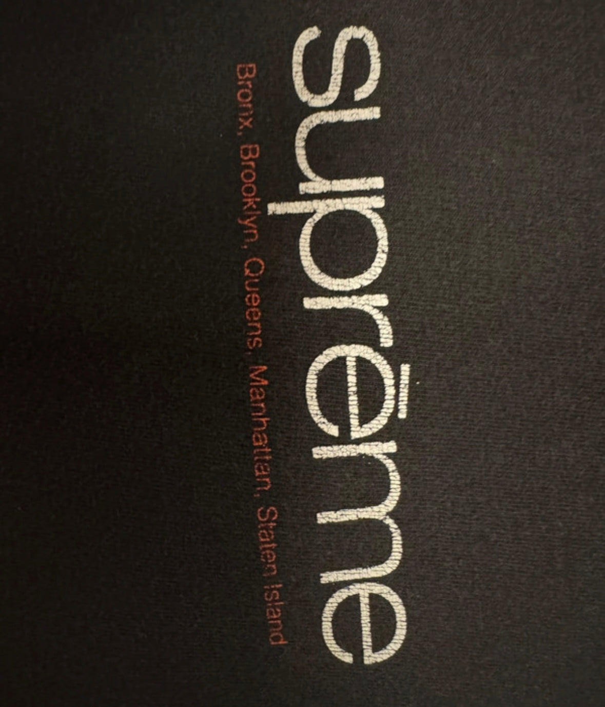 Supreme Five Boroughs tee