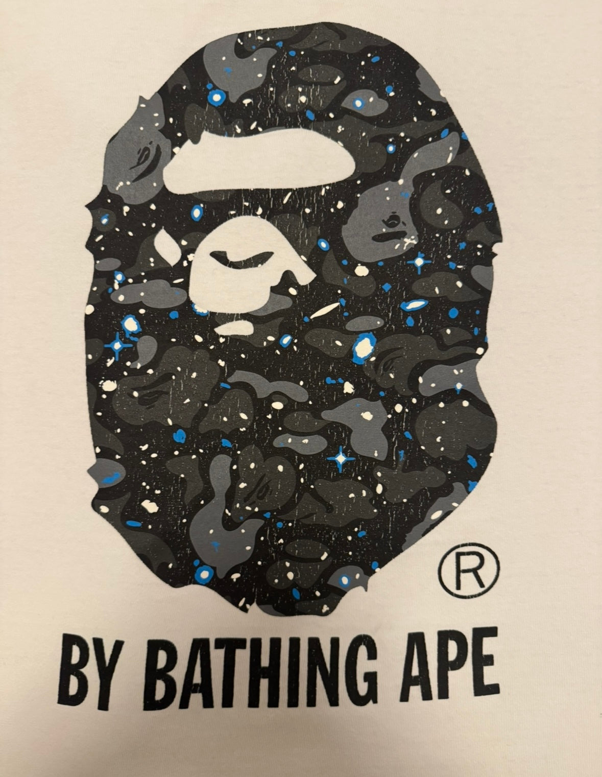 Bape Big Head Galaxy tee