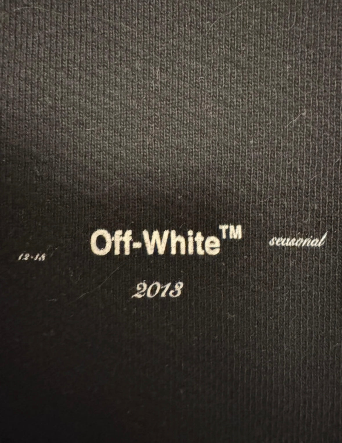 Off-White Diagonal Cutout Arrows crewneck