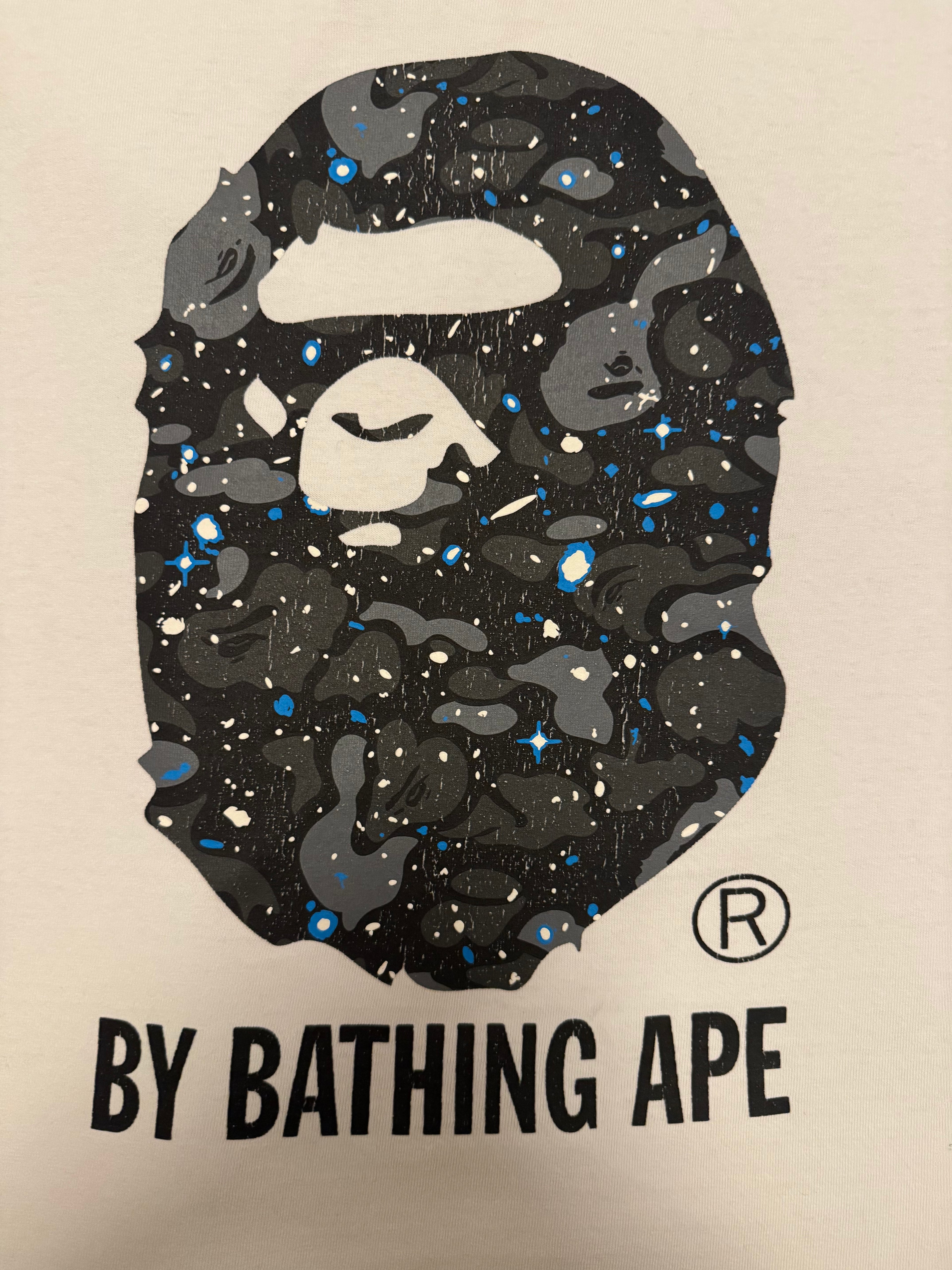 Bape Big Head Galaxy tee