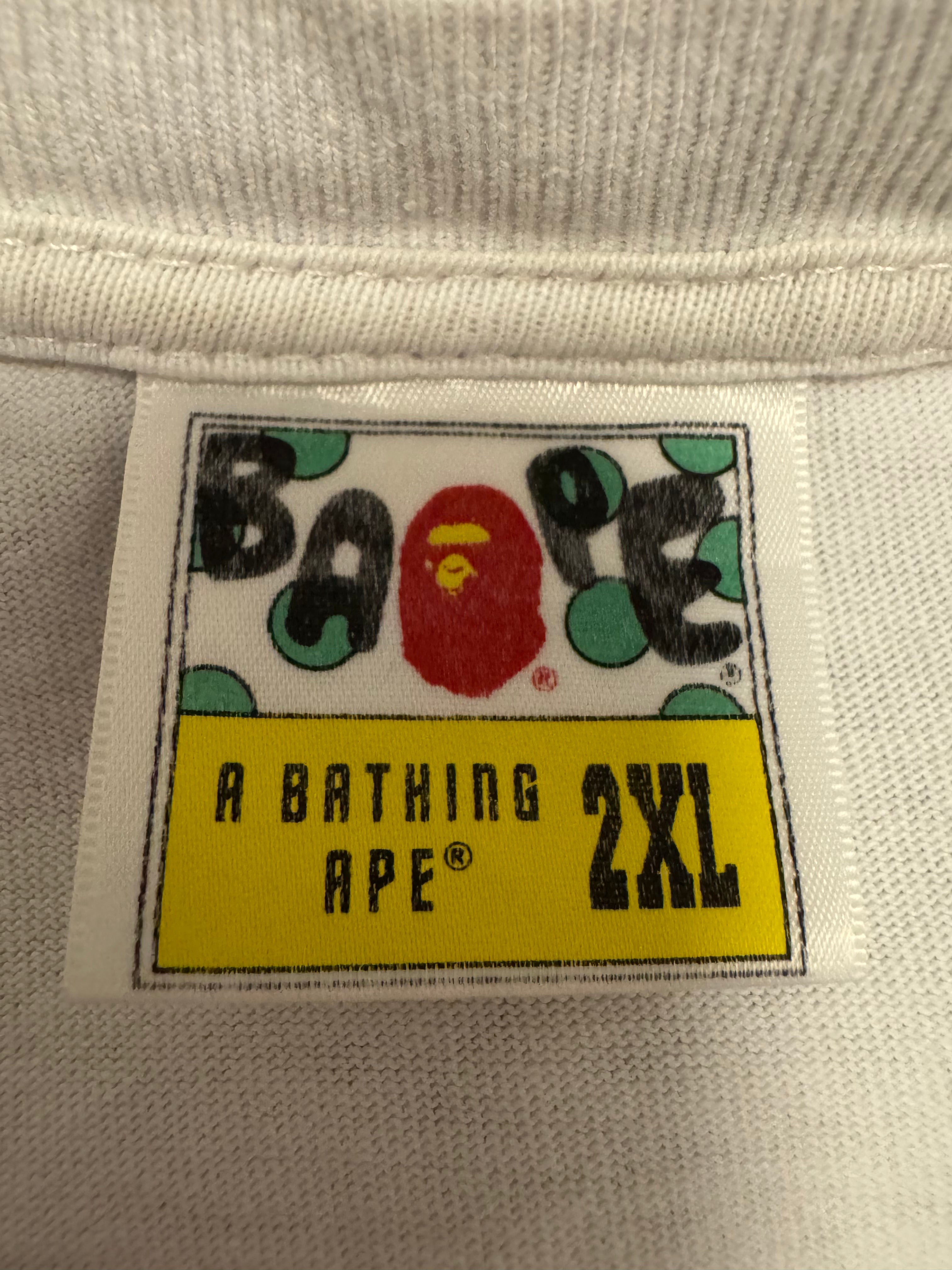 Bape Big Head Galaxy tee