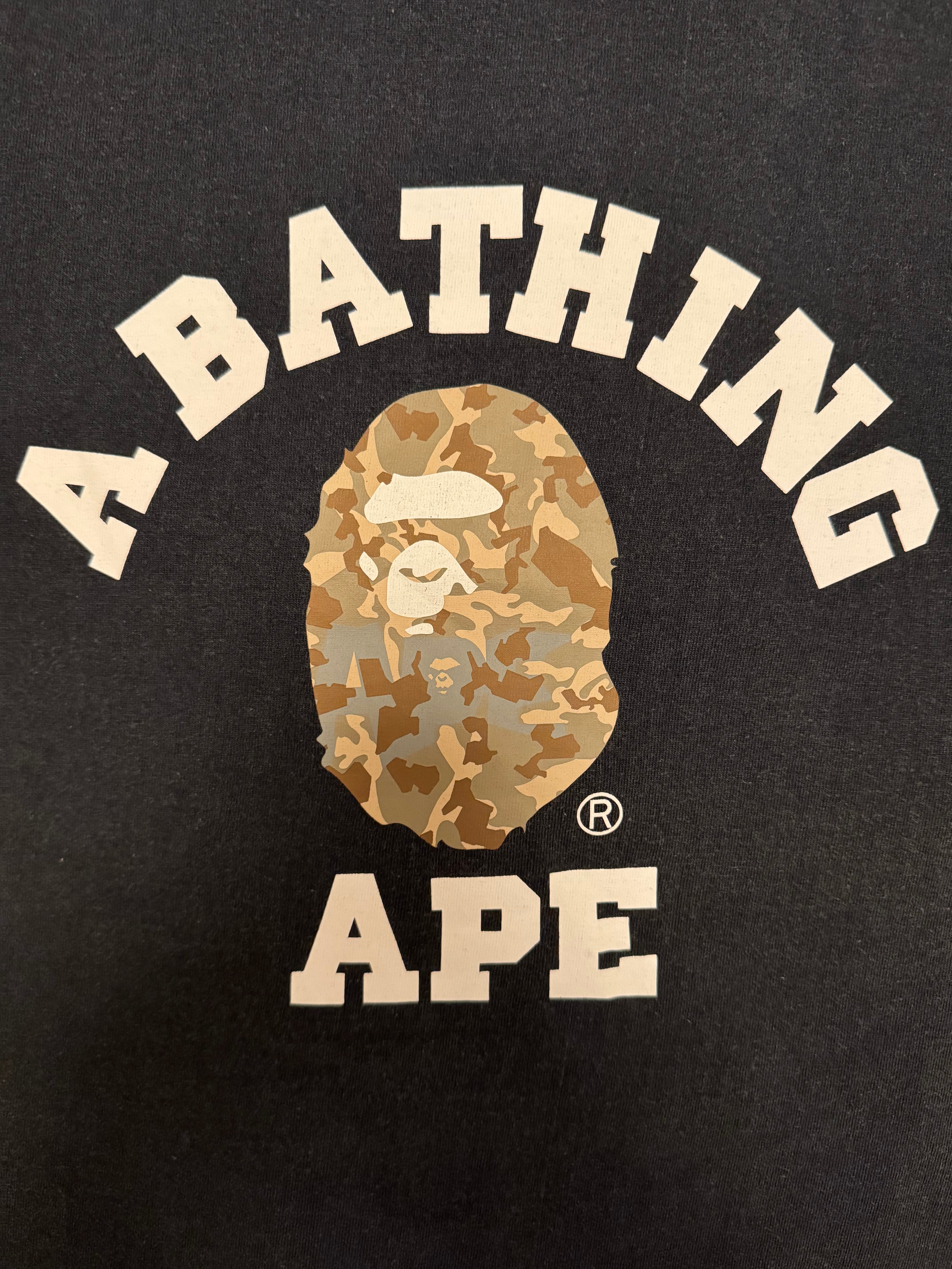 Bape Camo College tee