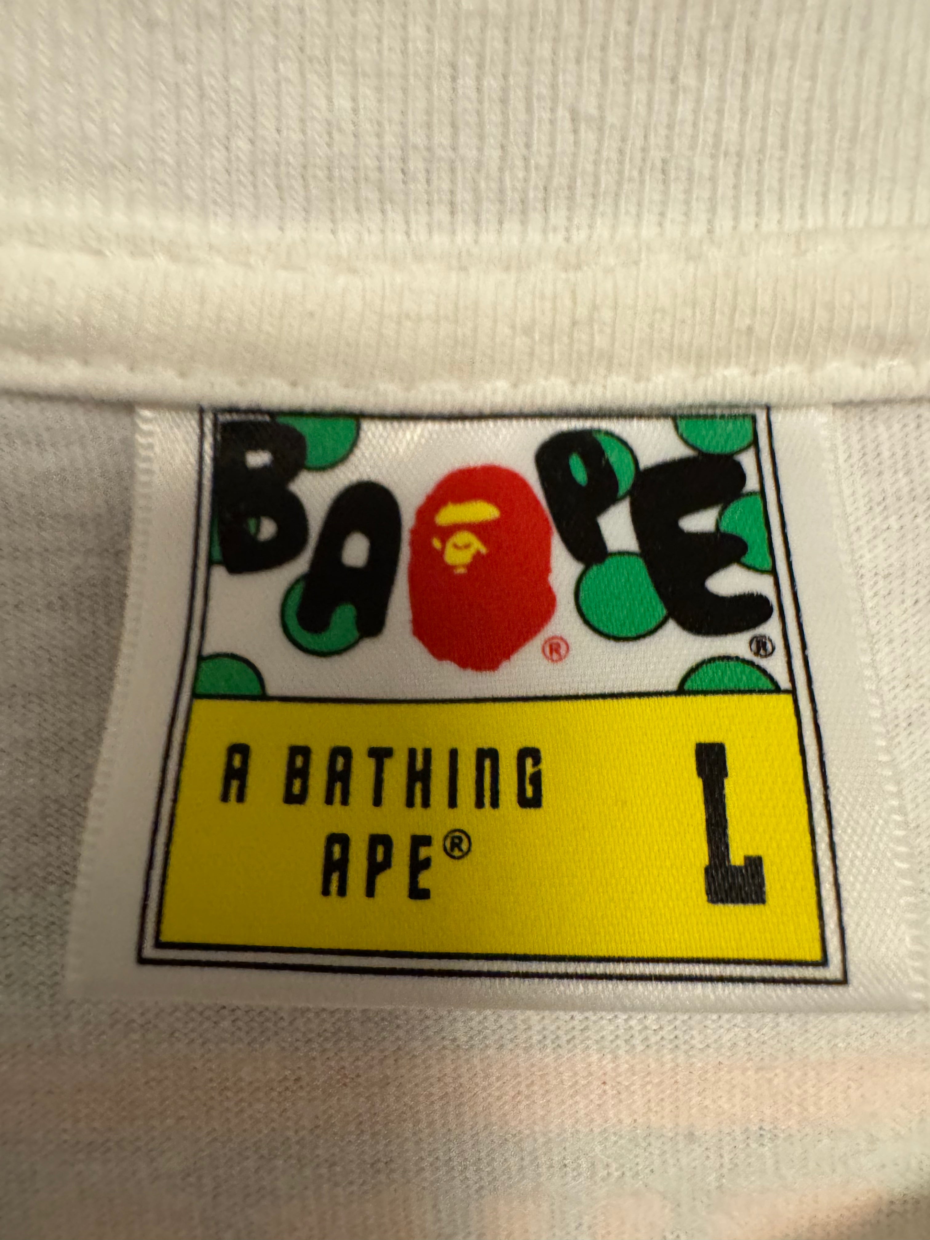 Bape x PUBG Big Head tee