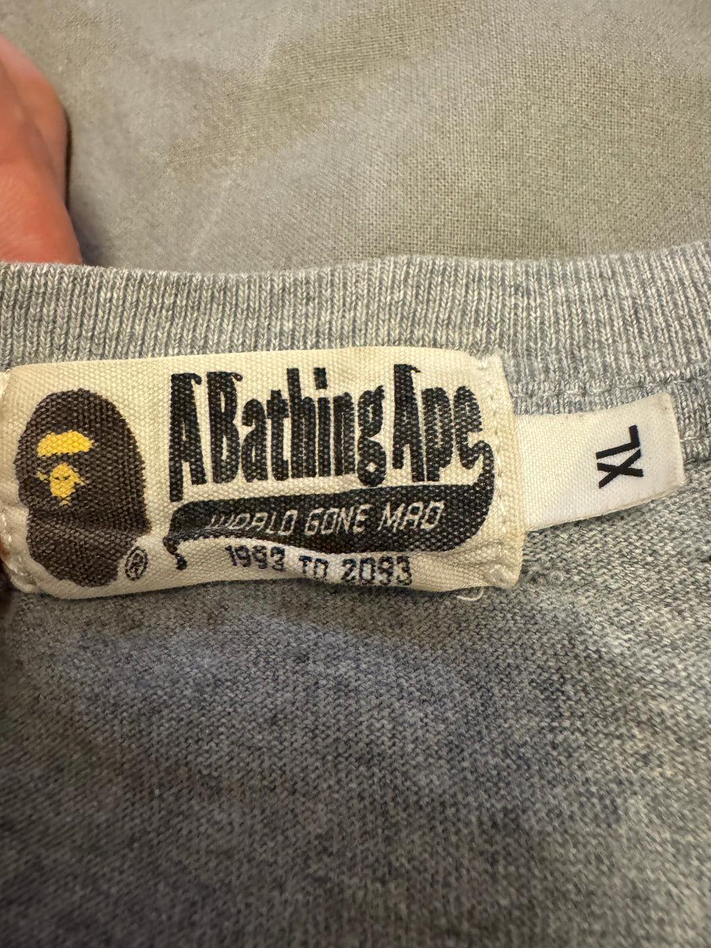 Bape College Big Logo tee